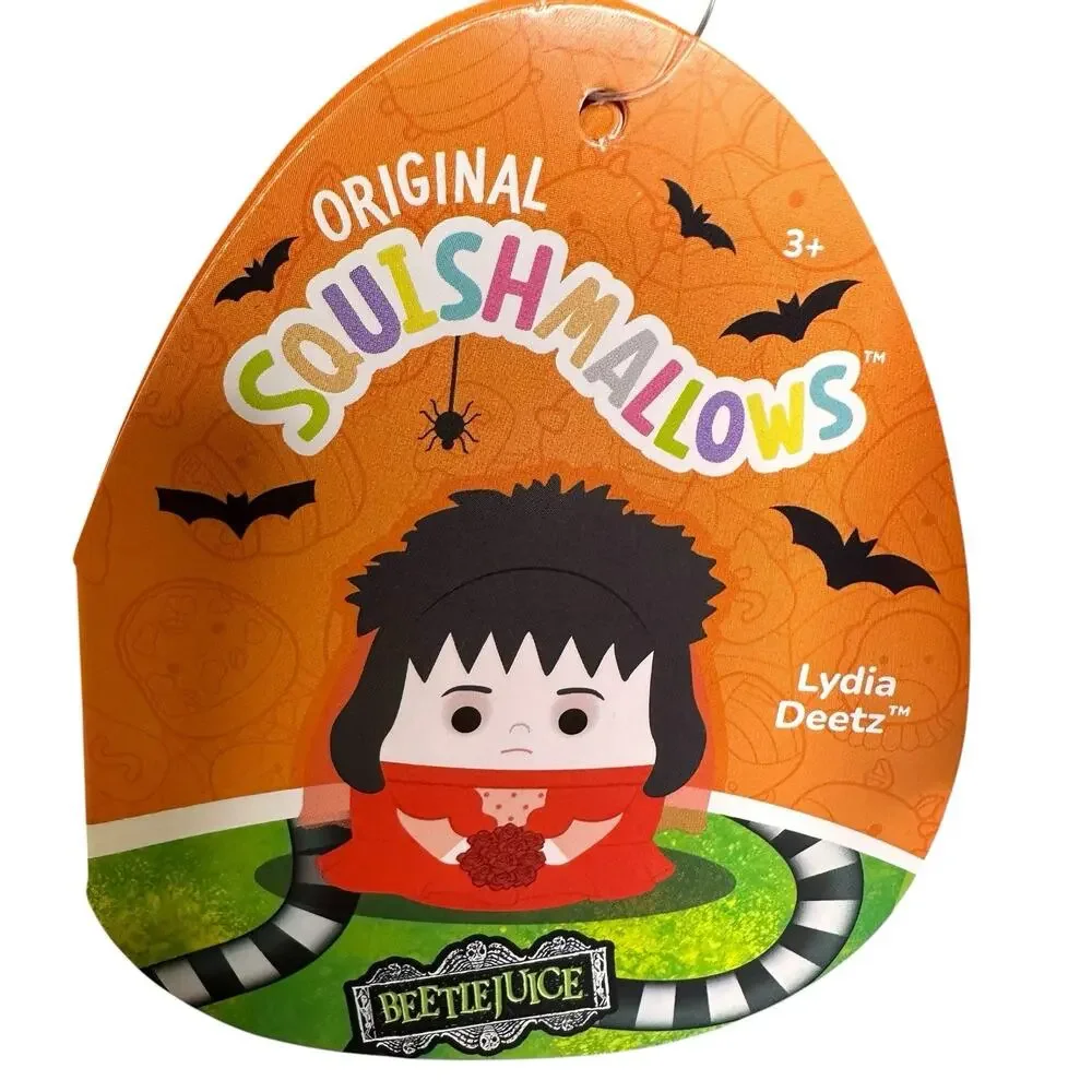 Squishmallows Halloween 8 inch Beetlejuice Lydia Deetz Bride New